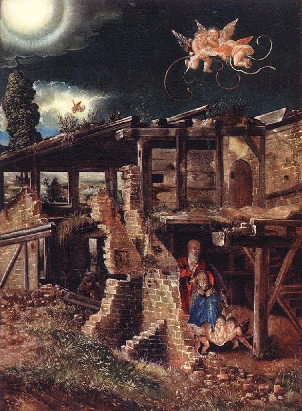 ALTDORFER, Albrecht Nativity hh Spain oil painting art